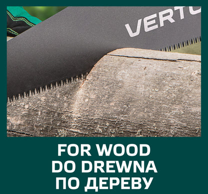 VERTO Kézifűrész 450mm, teflon bevonat, védőtokkal 15G102