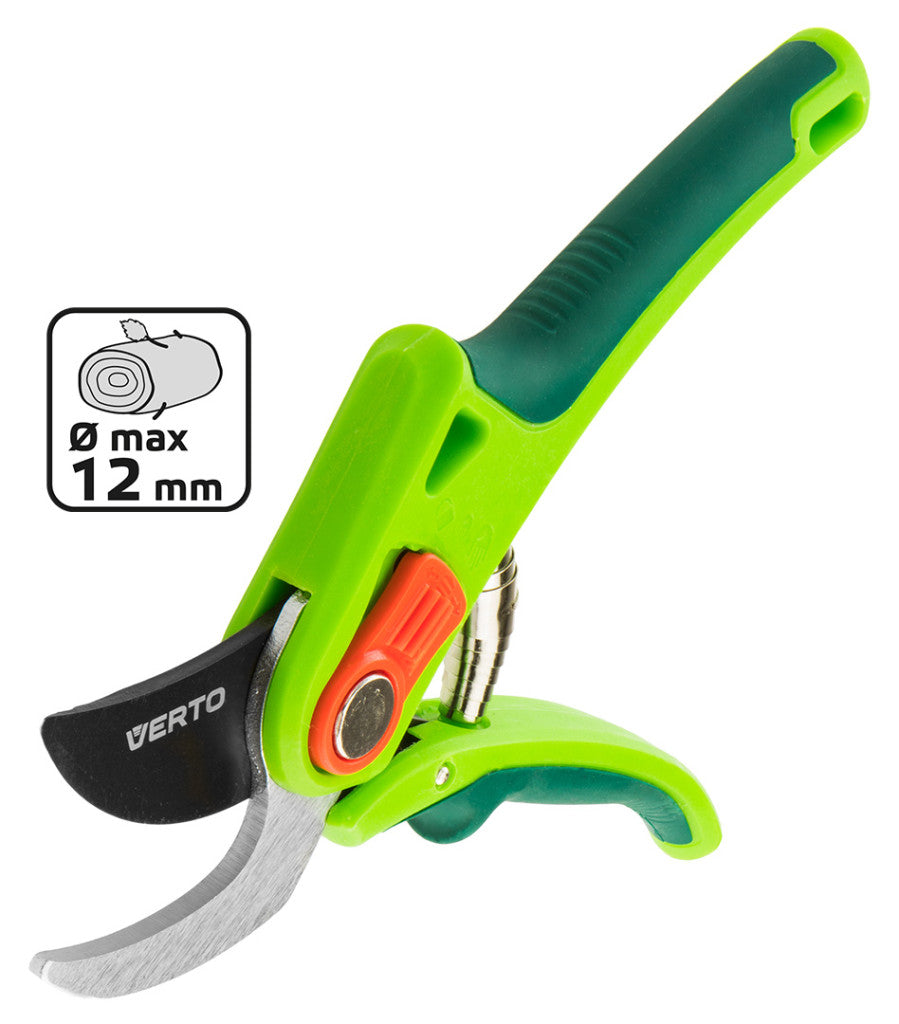 VERTO Metszőolló, mellévágó, állítható pengenyílás, vágókap.: 12mm, teflon bevonat 15G202