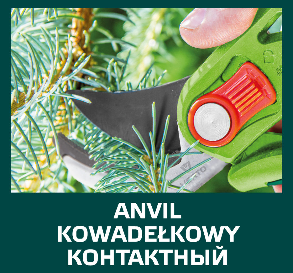 VERTO Metszőolló, rávágó, állítható penge nyílás, vágókap.: 12mm, teflon bevonat 15G203