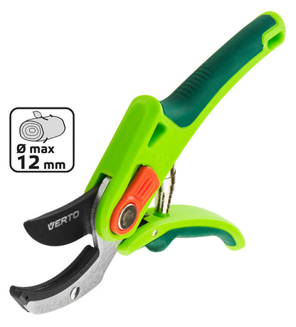 VERTO Metszőolló, rávágó, állítható penge nyílás, vágókap.: 12mm, teflon bevonat 15G203