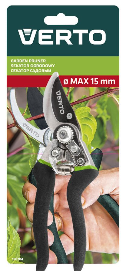 VERTO Metszőolló, mellévágó, 220mm, penge:56mm, vágókap.: 15mm, teflon bevonat 15G204