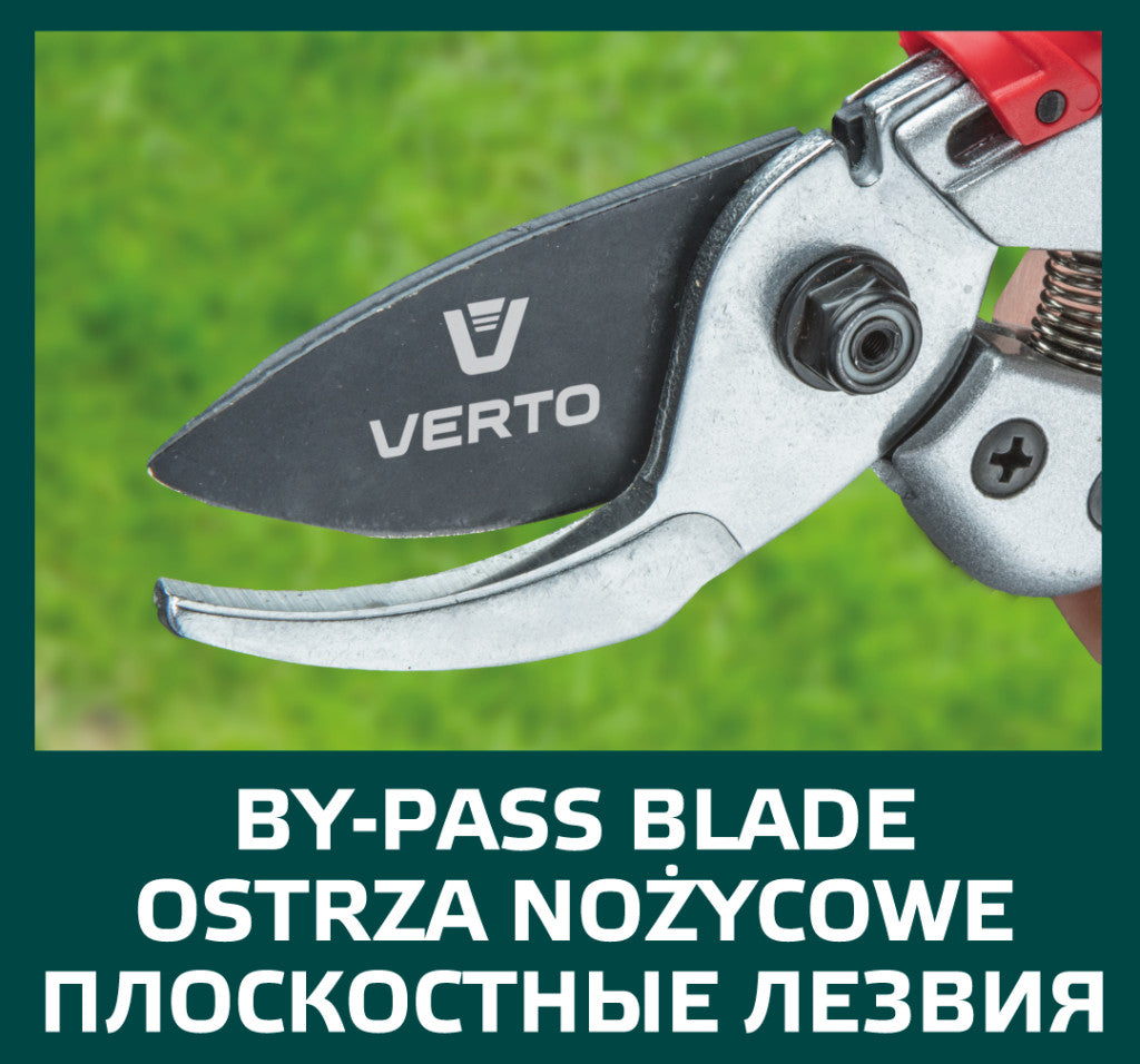 VERTO Metszőolló, mellévágó, aluminium, max.18mm, teflon bevonat 15G206