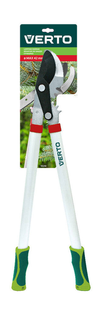 VERTO Ágvágó, mellévágó, áttételes, alumínium nyél, 690mm, vágókap.: 42mm 15G256