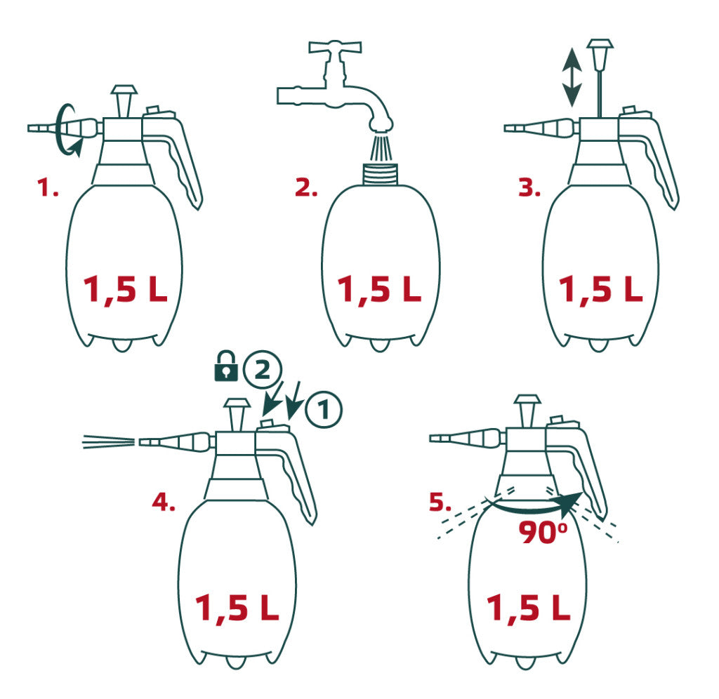 VERTO Permetező 1.5 L 15G502