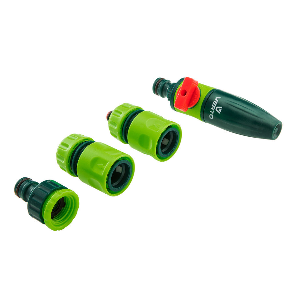 VERTO Öntözőfej csatlakozókkal 1/2", 4db 15G711