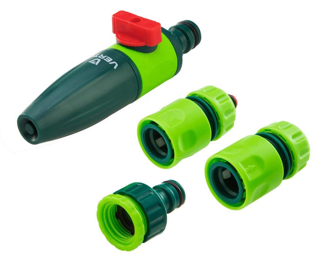 VERTO Öntözőfej csatlakozókkal 1/2", 4db 15G711