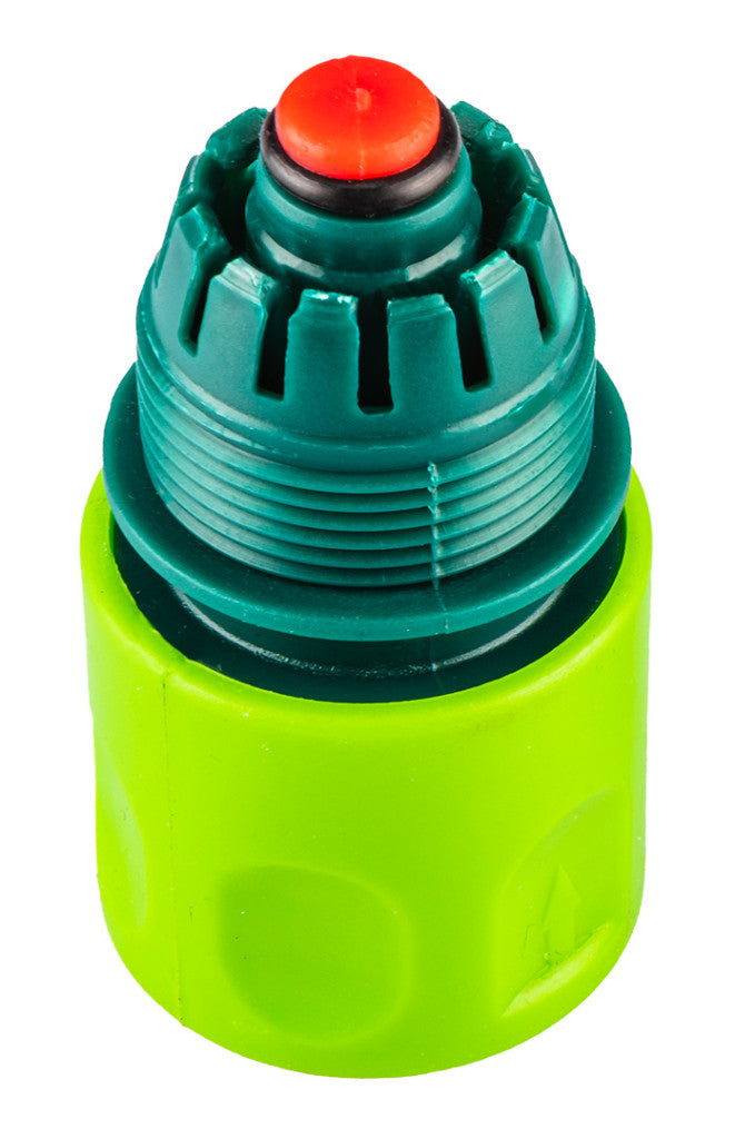 VERTO Tömlő gyorscsatlakozó 1/2" vizstoppos 15G721