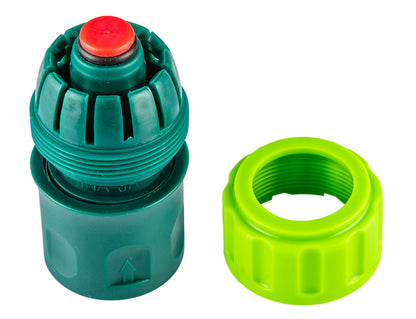 VERTO 30db Tömlő gyorscsatlakozó 3/4" vizstoppos, kínálódobozban 15G723-30