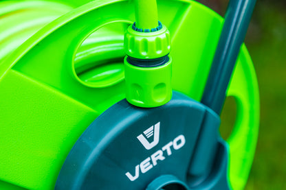 VERTO Tömlő gyorscsatlakozó 1/2" vizstoppos, kétkomponensű 15G731