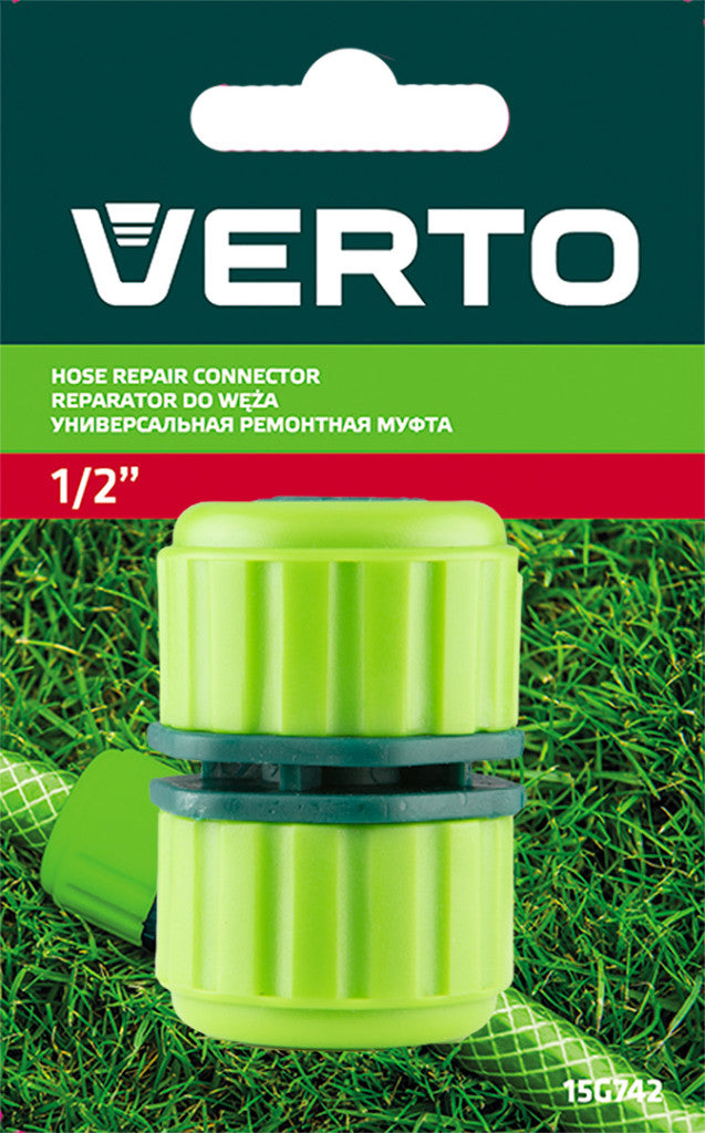 VERTO Tömlőtoldó csatlakozó 1/2" 15G742