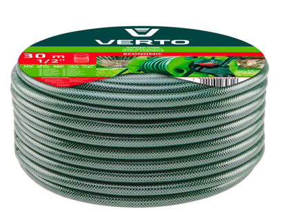 VERTO Locsolótömlő 30 m, 1/2", ECONOMIC, zöld 15G801