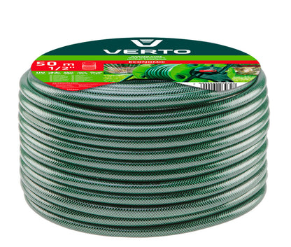 VERTO Locsolótömlő 50 m, 1/2", ECONOMIC, zöld 15G802