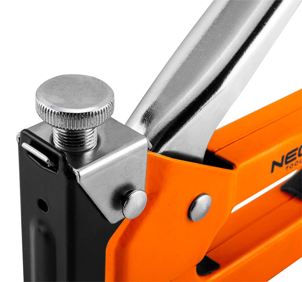 NEO TOOLS Tűzőgép, 3az1-ben G, L, E kapcsokhoz, 4-14mm, acél 16-031