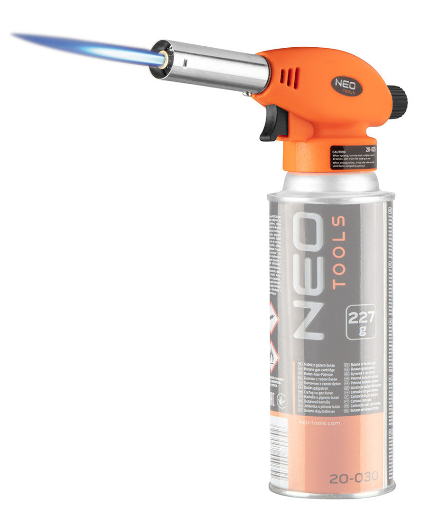 NEO TOOLS Gázforrasztó, perzselő, gázégő csavaros 20-025