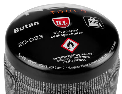 NEO TOOLS Gázforrasztó, perzselő, gázégő 4db tartállyal, 190g, szelepes tartállyal 20-045