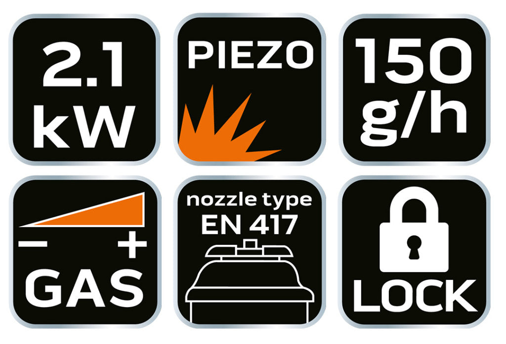 NEO TOOLS Gázfőző, 227gr-os patronhoz 20-050