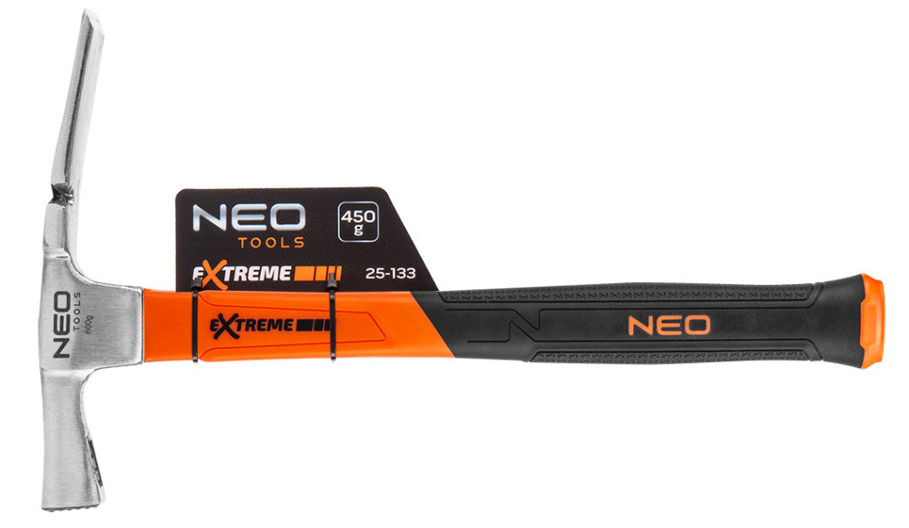 NEO TOOLS Kőműveskalapács, 600g, üvegszálas, kétkomponensű markolat 25-133