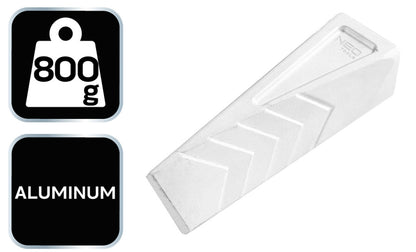 NEO TOOLS Alumínium csavart fahasító ék, 800 g, fogazott 27-211