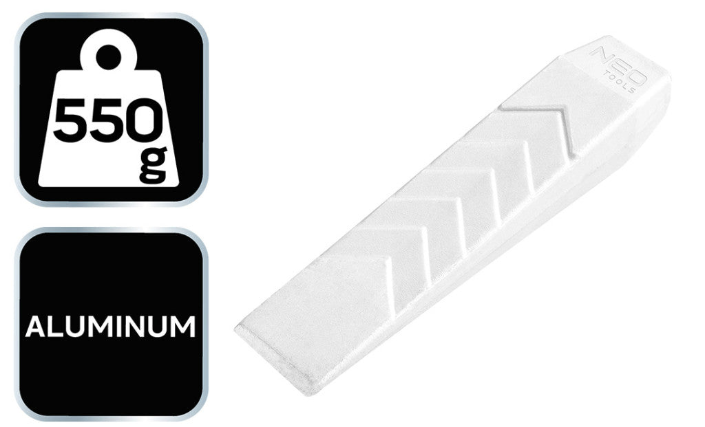 NEO TOOLS Alumínium fahasító ék 550g, fogazott 27-213