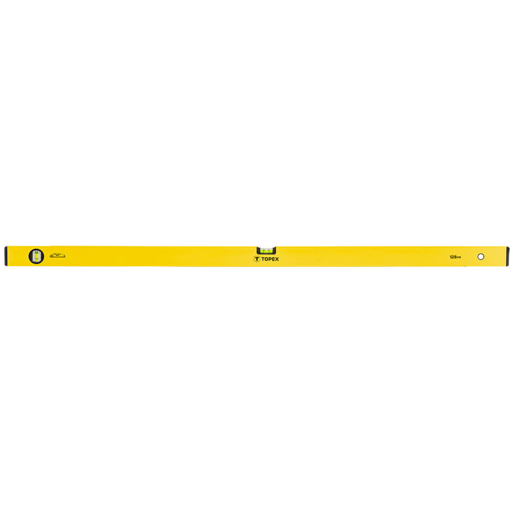 TOPEX Vízmérték, 120cm, 2 libella, aluminium, ±1mm/m, Minimum rendelés: 3db 29C505