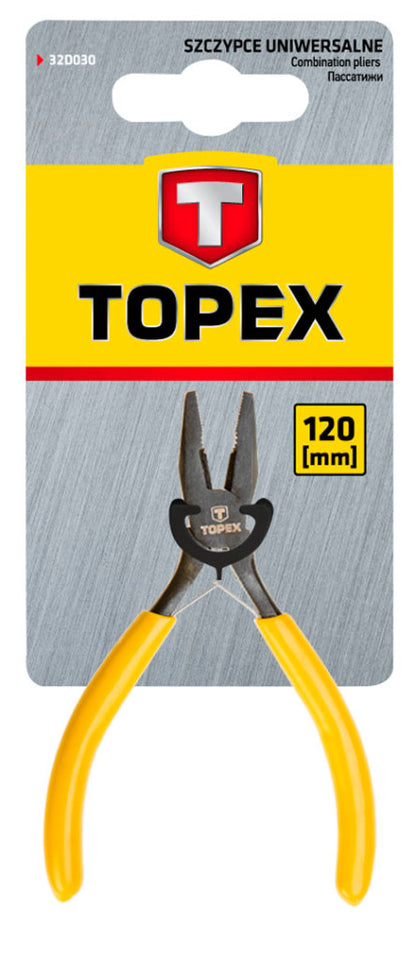 TOPEX Precíziós kombinált fogó 140mm 32D030