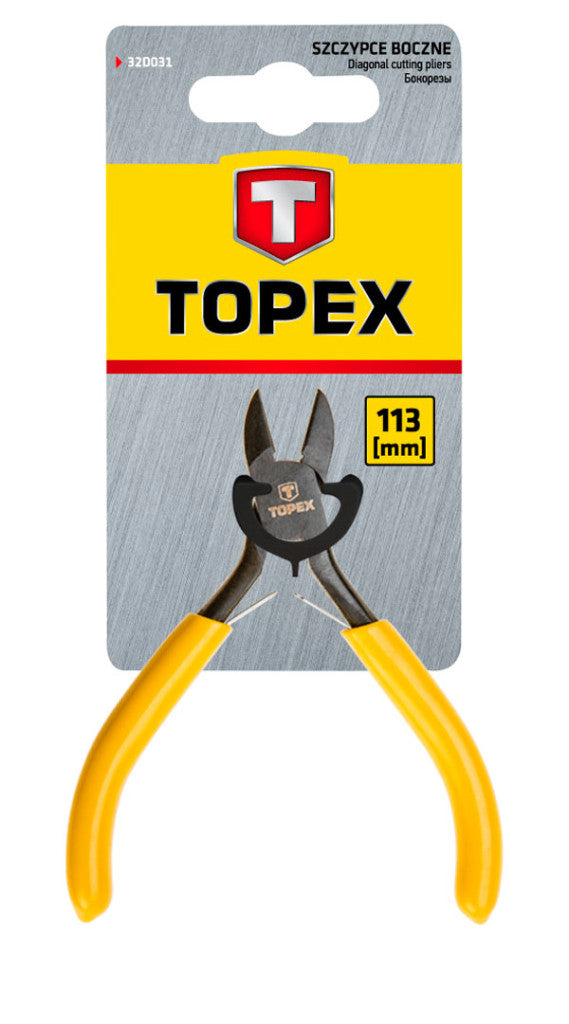 TOPEX Precíziós oldalcsípő fogó 140mm 32D031
