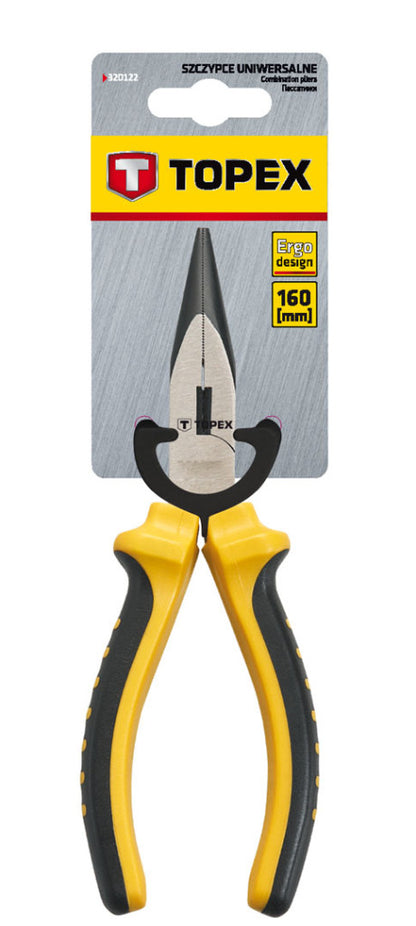 TOPEX Hosszúcsőrű fogó 160mm 32D101