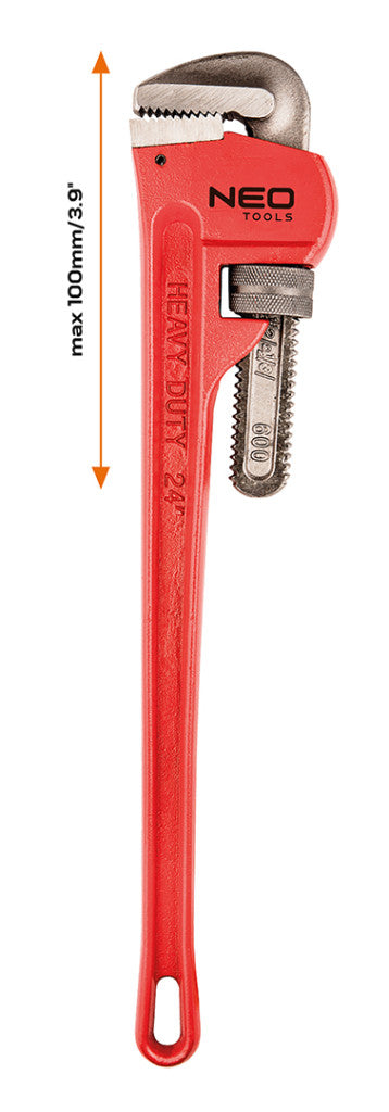 NEO TOOLS Csőfogó "Stillson" 600mm 25 év garanciával 02-419