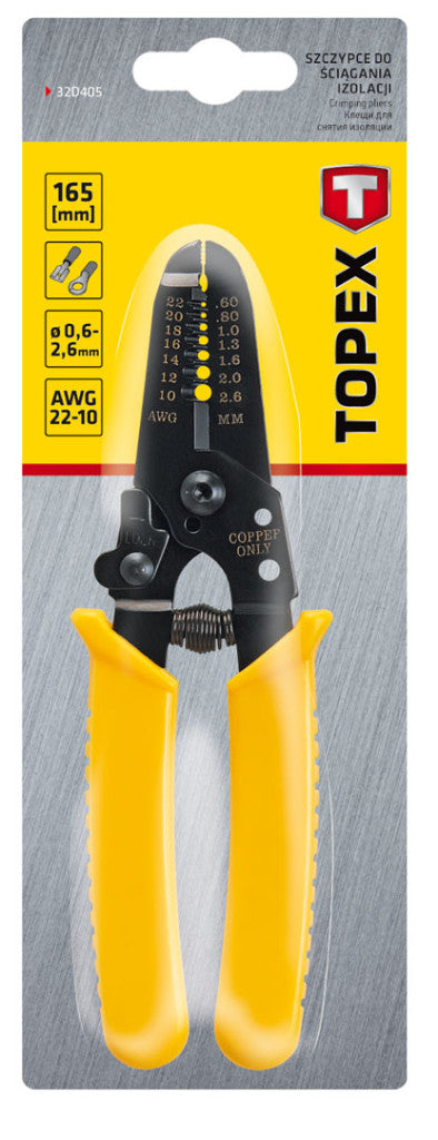 TOPEX Kábelcsupaszító 150mm 32D405
