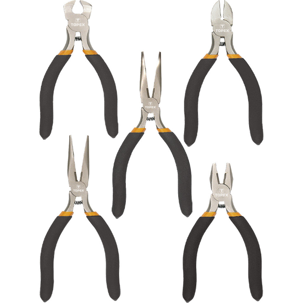 TOPEX Precíziós Fogókészlet 5db, 125mm 32D755