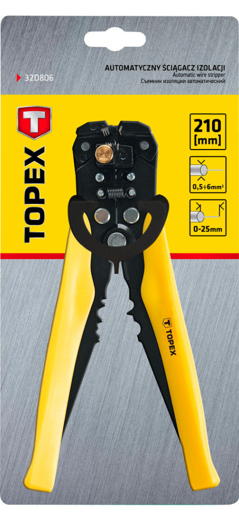 TOPEX Kábelcsupaszító automata 210M 32D806