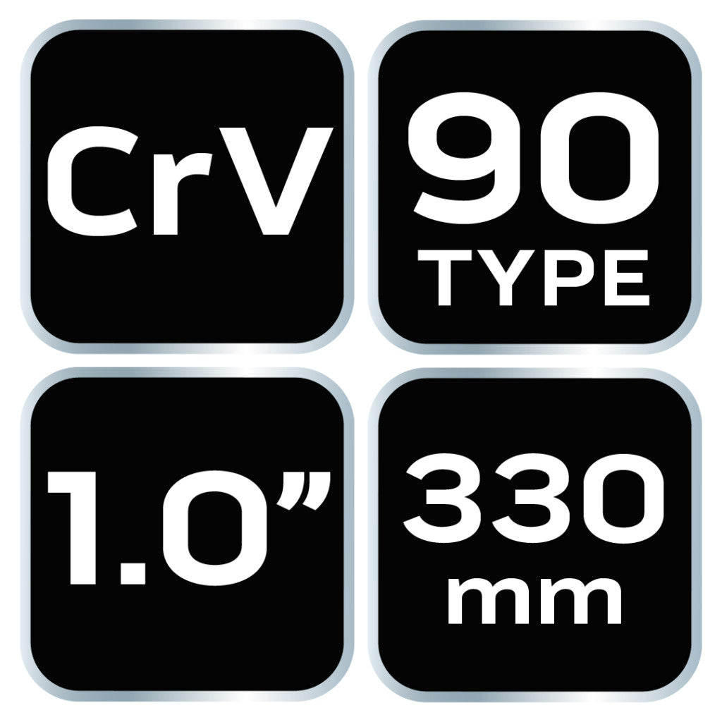 NEO TOOLS Csőfogó 90fok, 1", CV, 330mm 25 év garanciával 02-423