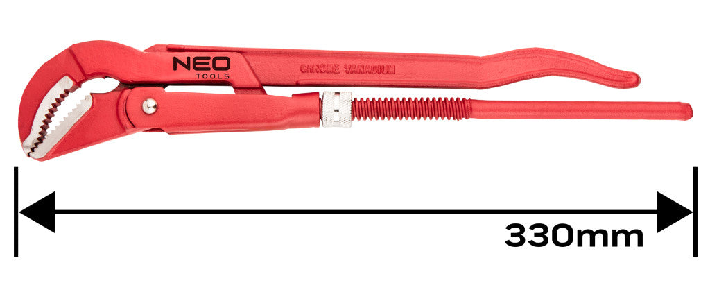 NEO TOOLS Csőfogó 45fok, 1", CrV Line, 330mm 25 év garanciával 02-426