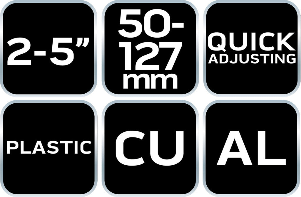 NEO TOOLS Csővágó 50-127mm, alumínium, réz 02-430