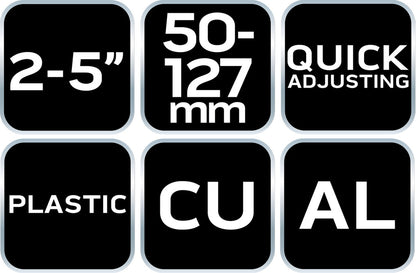 NEO TOOLS Csővágó 50-127mm, alumínium, réz 02-430