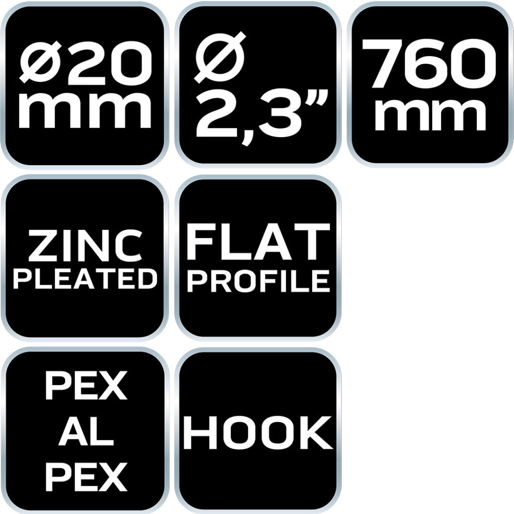 NEO TOOLS PEX csőhajlító rugó 20x760 mm 02-432