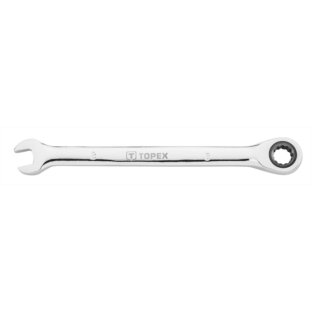 TOPEX Racsnis csillag-villáskulcs 8mm CrV 35D740
