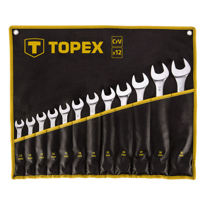 TOPEX Csillag-villáskulcs készlet 10-32mm, 12db 35D758