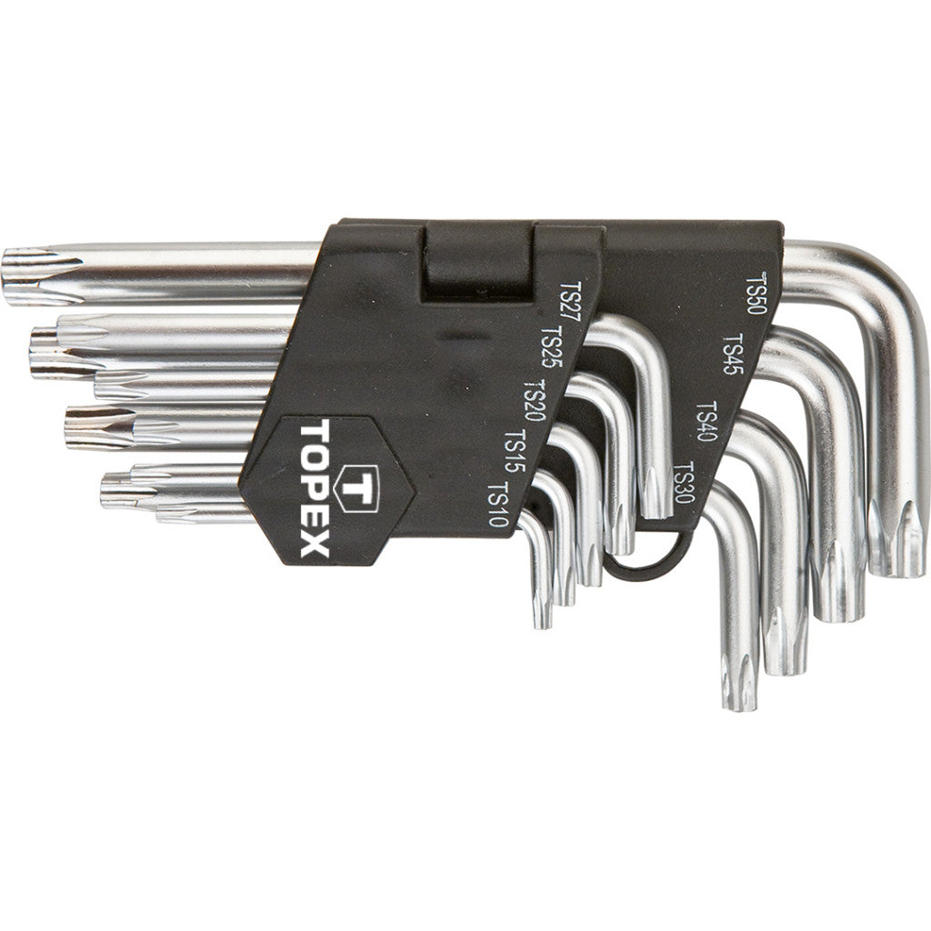 TOPEX Torxkulcs (ötágú) készlet TS10-50 9db, LYUKAS 35D950