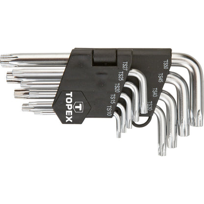 TOPEX Torxkulcs (ötágú) készlet TS10-50 9db, LYUKAS 35D950