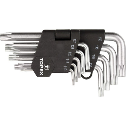 TOPEX Torxkulcs készlet 9db, T10-T50 35D960