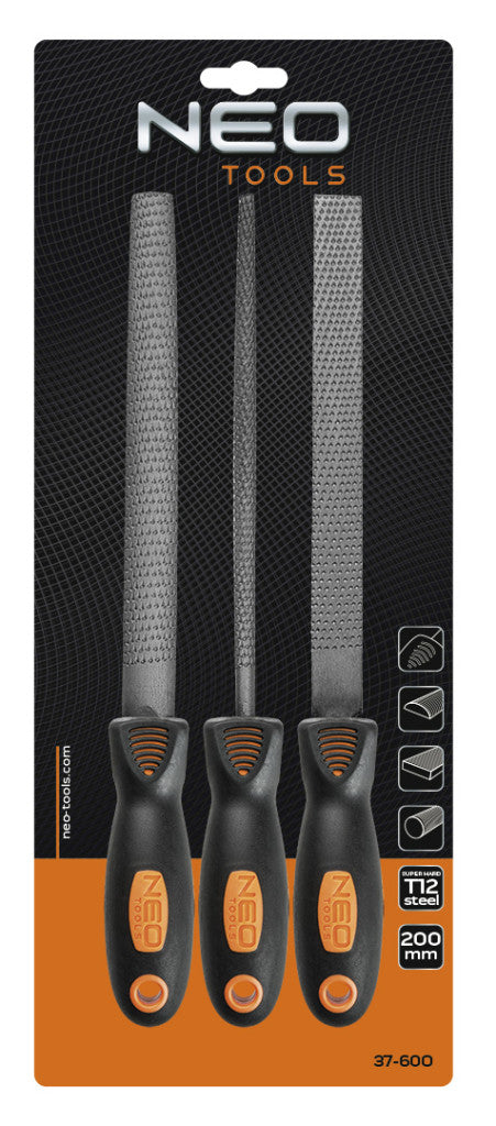 NEO TOOLS RÁSPOLYKÉSZLET 3db, FÁHOZ 37-600