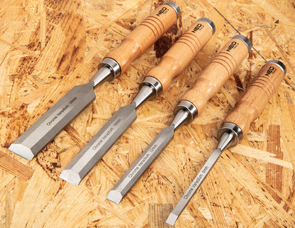 NEO TOOLS Favéső készlet 6, 12, 18, 24mm, 4db-os fa nyéllel 37-800