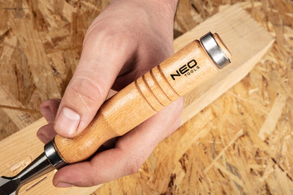 NEO TOOLS Favéső készlet 6, 12, 18, 24mm, 4db-os fa nyéllel 37-800
