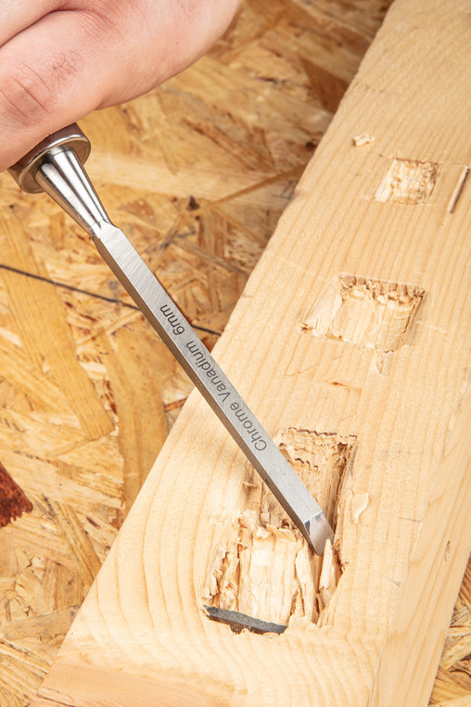 NEO TOOLS Favéső készlet 6, 12, 18, 24mm, 4db-os fa nyéllel 37-800