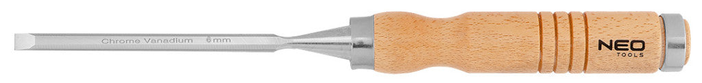 NEO TOOLS Favéső készlet 6, 12, 18, 24mm, 4db-os fa nyéllel 37-800