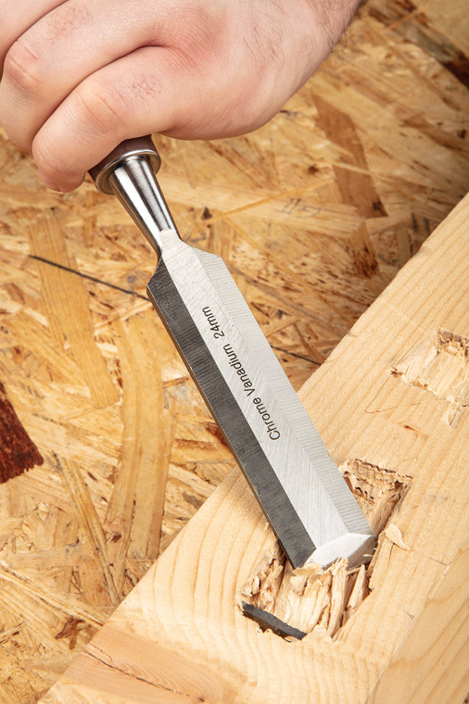 NEO TOOLS Favéső 24mm, CRV, fa nyéllel 37-824