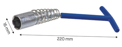 TOPEX Gyújtógyertyakulcs 16MM 37D052
