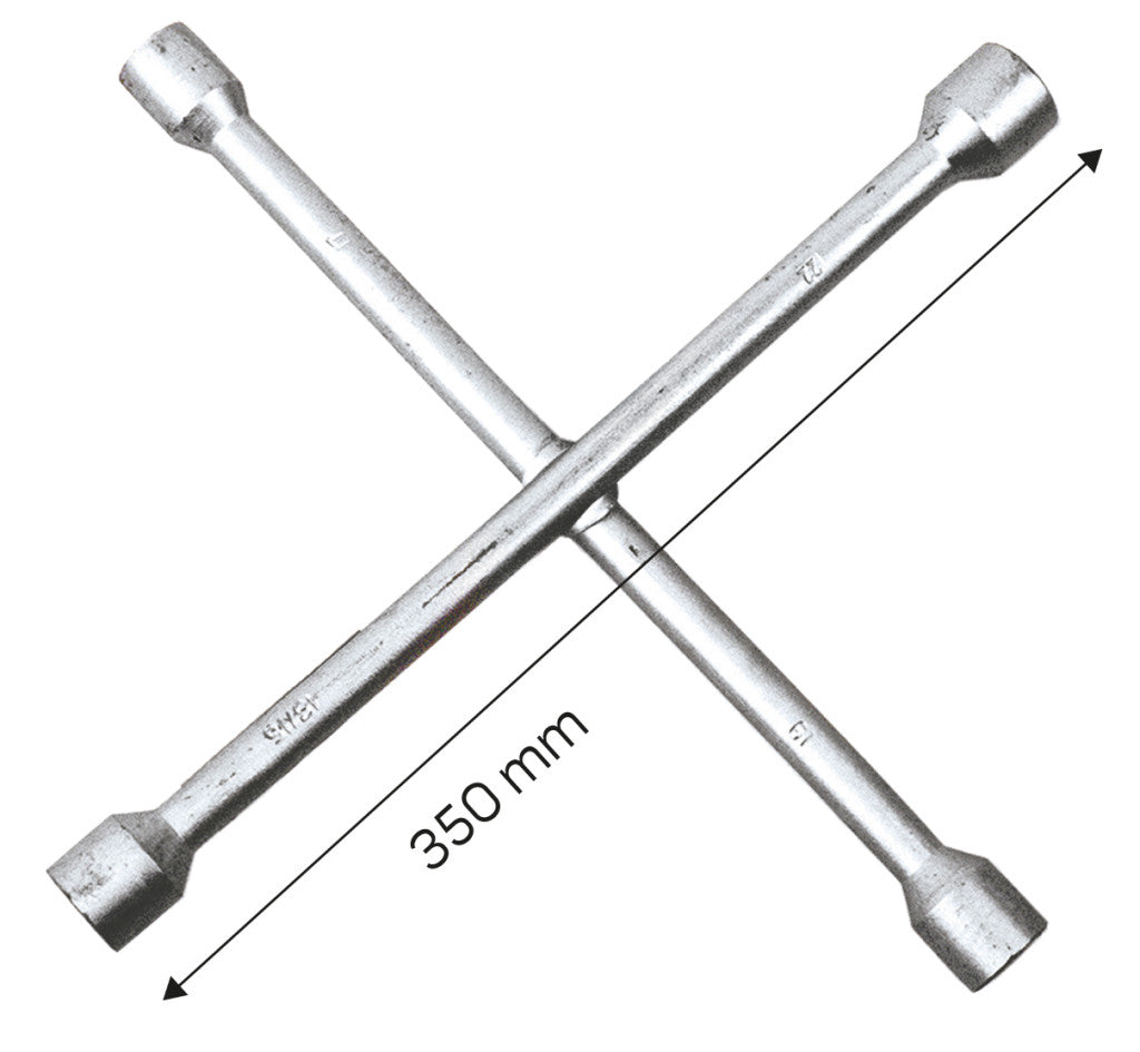 TOPEX Kereszt kerékkulcs 17/19/22/mm 13/16" 37D310