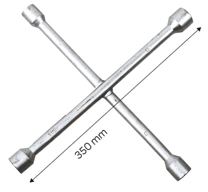 TOPEX Kereszt kerékkulcs 17/19/22/mm 13/16" 37D310